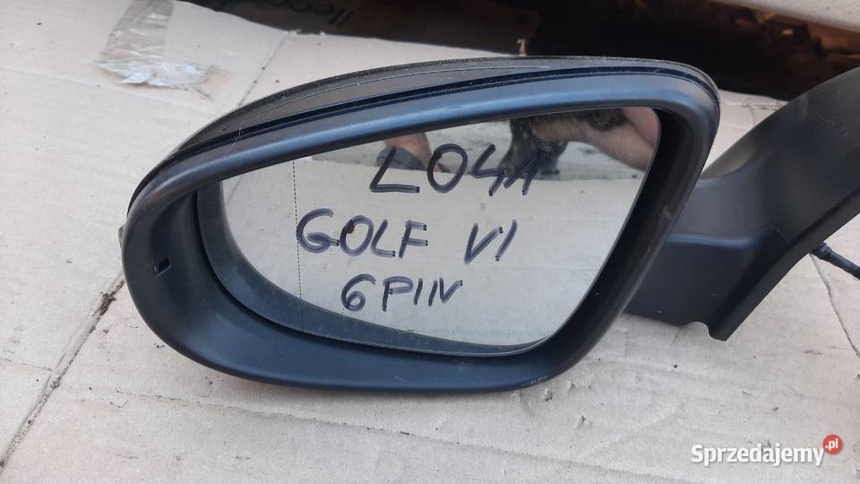 lusterko zewnętrzne lewe VW Golf VI lak LC9X Dębno