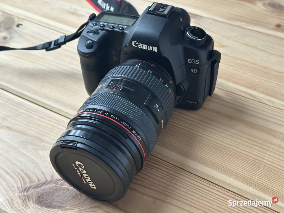 aparat fotograficzny CANON EOS 5D  Z ZOOMEM