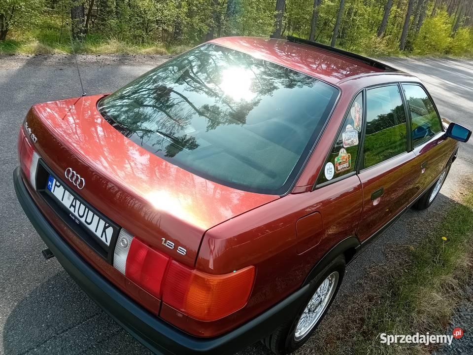 AUDI 80 B3 18 benzyna 1990 153000 wtrysk Leszno