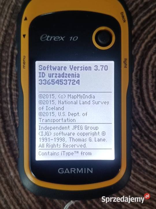 Nawigacja Garmin etrex 10 łódzkie Opoczno