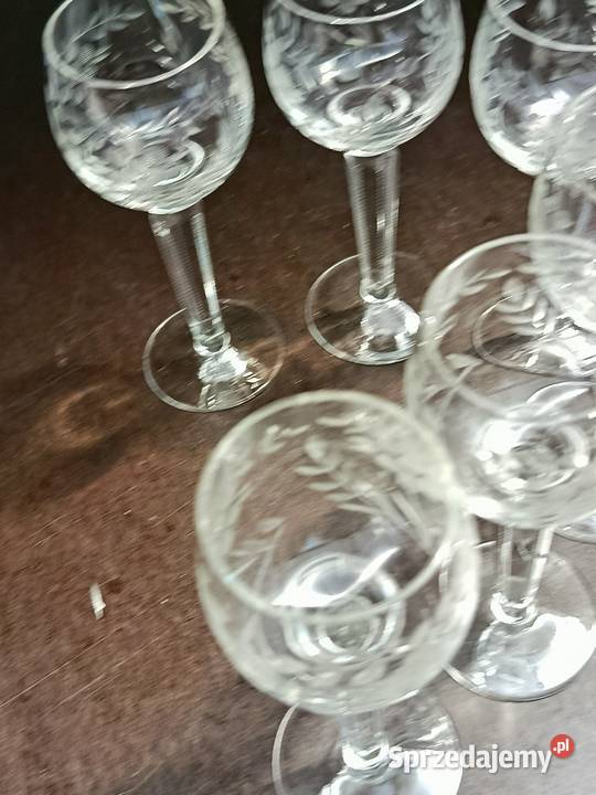 Stare kieliszki 6 Warszawa