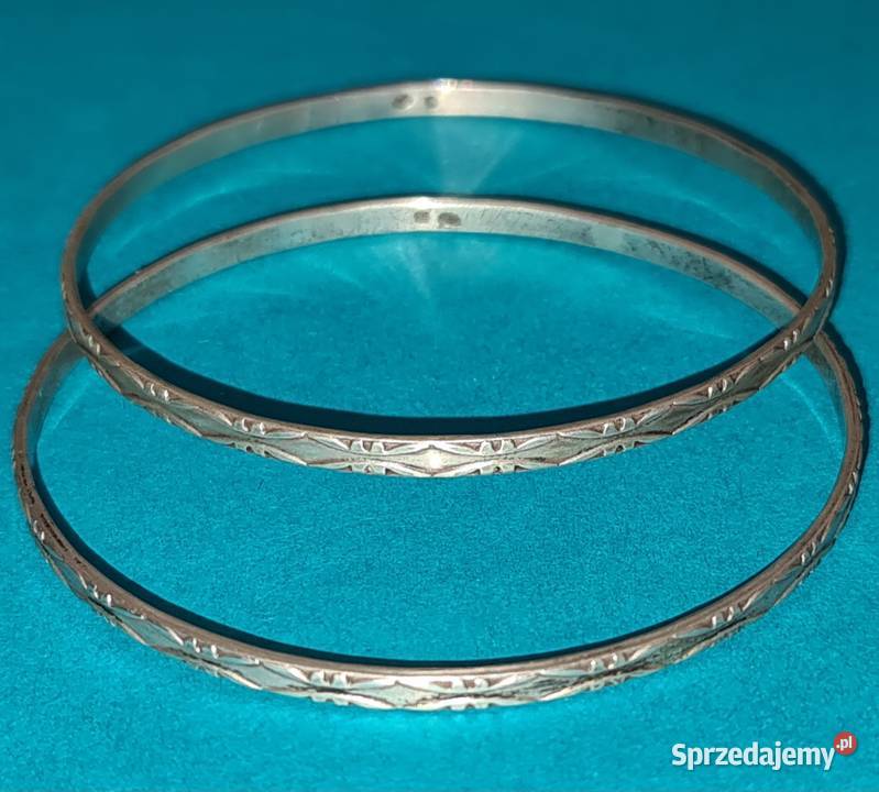 Srebrna Bransoletka Damska X2 16g Starocia Warszawa