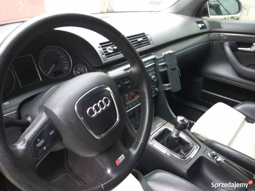 AUDI S4 V8 Z 2007 CARBON KLIMA FOTELE RECARO możliwa zamiana Mostki sprzedam