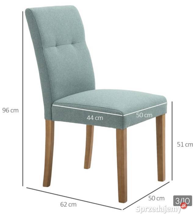 Krzesła komplet 2 nowe Kolor zielony Piwniczna-Zdrój