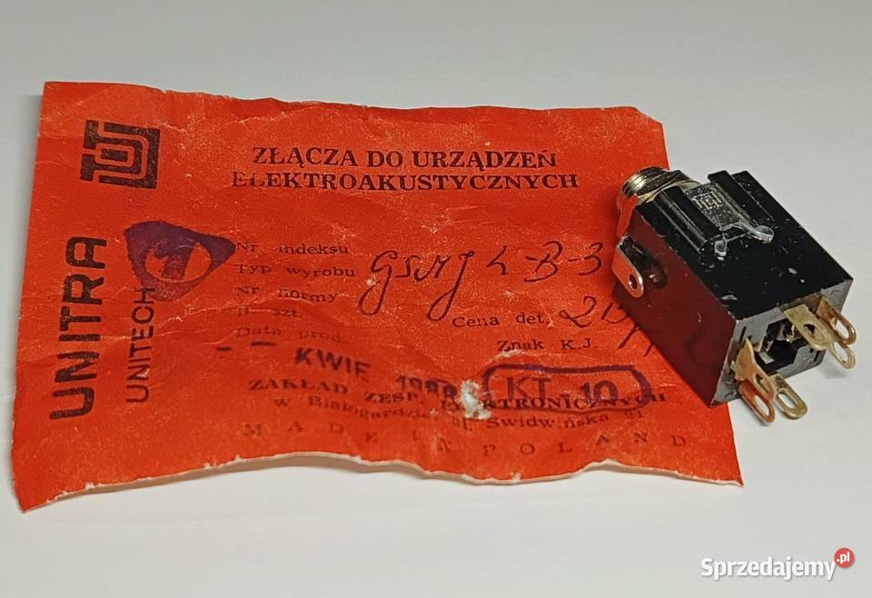 Gniazdo GSMJ4 Unitra UNITECH pomorskie Gdańsk