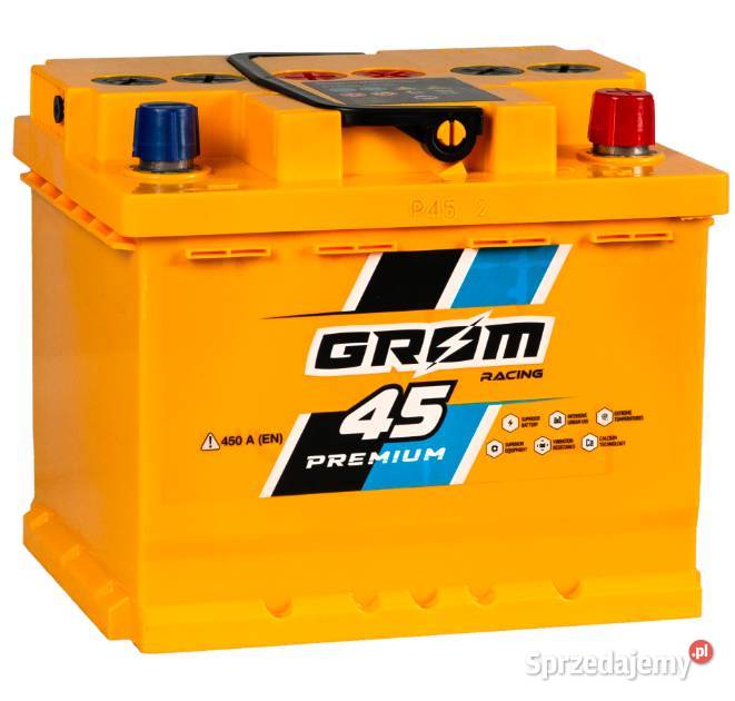 Akumulator Grom Racing 45Ah 450A EN PRAWY PLUS Akumulatory Elbląg