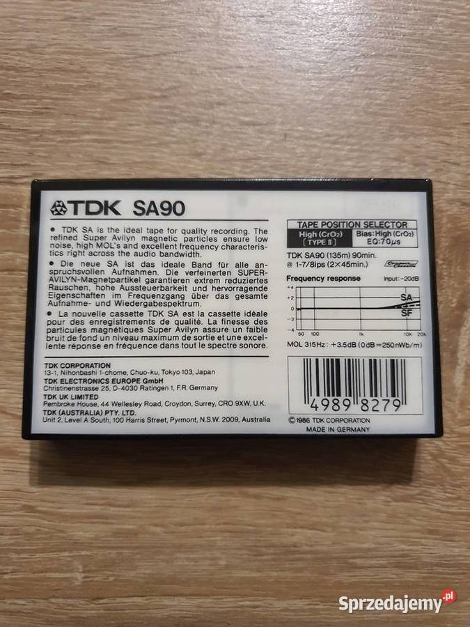 TDK SA 90 kaseta magnetofonowa Nowa Sól
