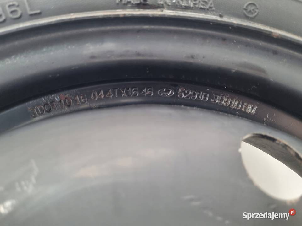 KOŁO DOJAZDOWE ZAPASOWE Kia Hyundai Coupe 12570 Chełm