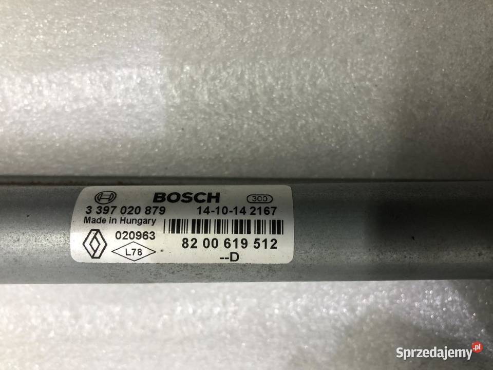 MECHANIZM WYCIERACZEK 8200619512D DACIA DUSTER I