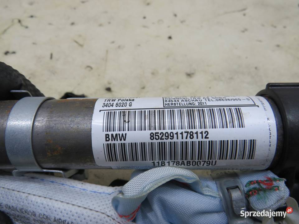 KURTYNA AIRBAG PRAWA BMW X1 E84 852991178112