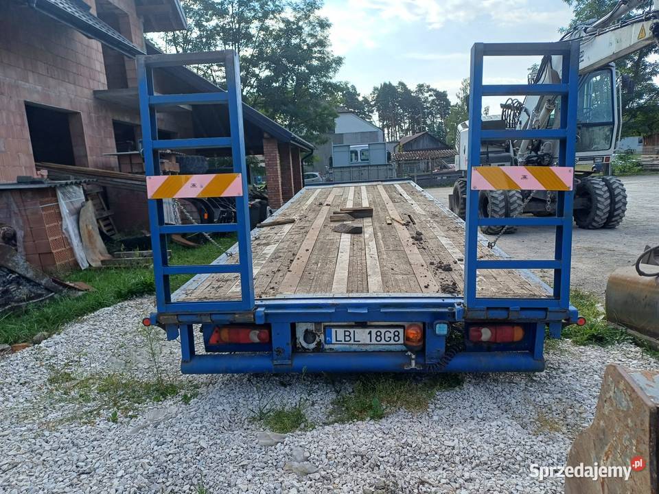 Tridem przyczepa niskopodwoziowa z najazdami Biłgoraj sprzedam