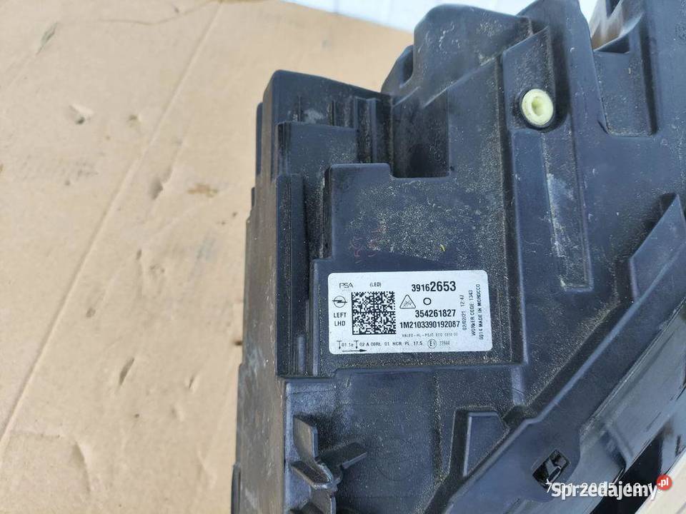 OPEL CORSA F FULL LED LAMPA LEWA PRZÓD