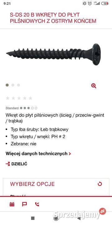 Wkręty magazynkowane hilti 1000x 39x35 M okazja Bolesławiec