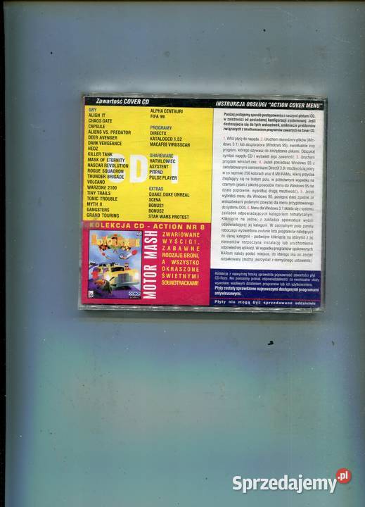 CD Action Motor Mash Wydanie 33 Luty 1999 Gra CD Szczecin sprzedam