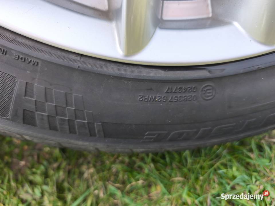 Alufelgi 17 5x110 opony letnie Piotrków Trybunalski