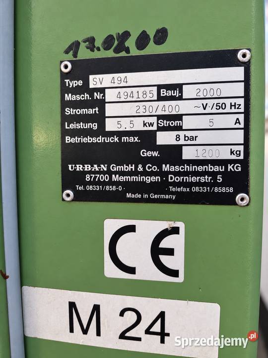 URBAN SV 494 CNC automatyczna oczyszczarka