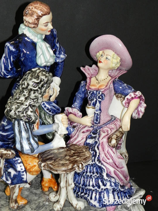 Roceram porcelana grupa figuralna Dyskusja Środa Wielkopolska