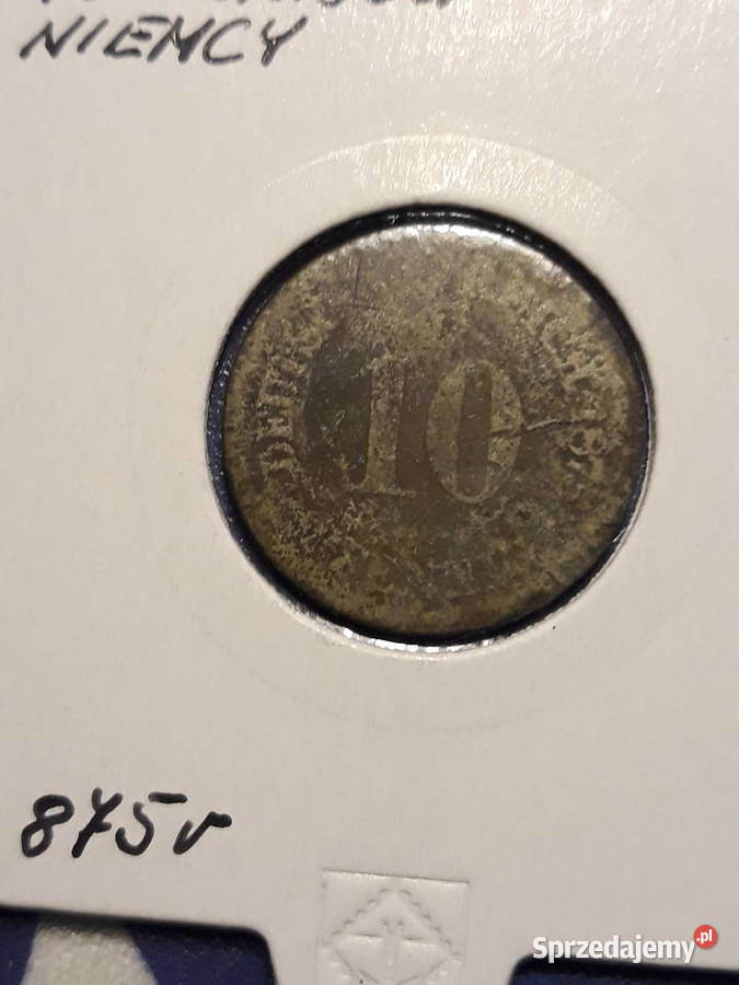 10 Fennigów Niemcy 1875 r Konin