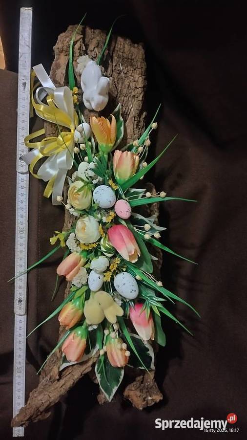 Dekoracja wiosenna wielkanocna na korze 55 Koszyce sprzedam