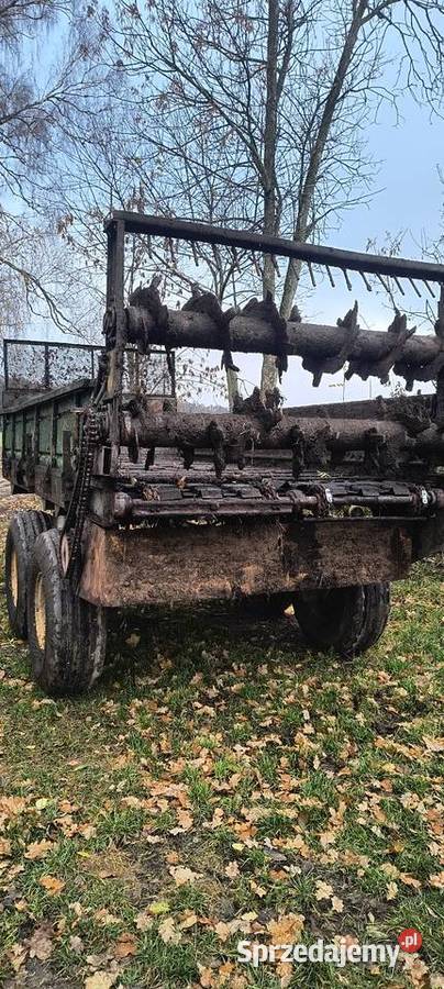 Rozrzutnik obornika 6 ton tandem Chodorówka Nowa sprzedam