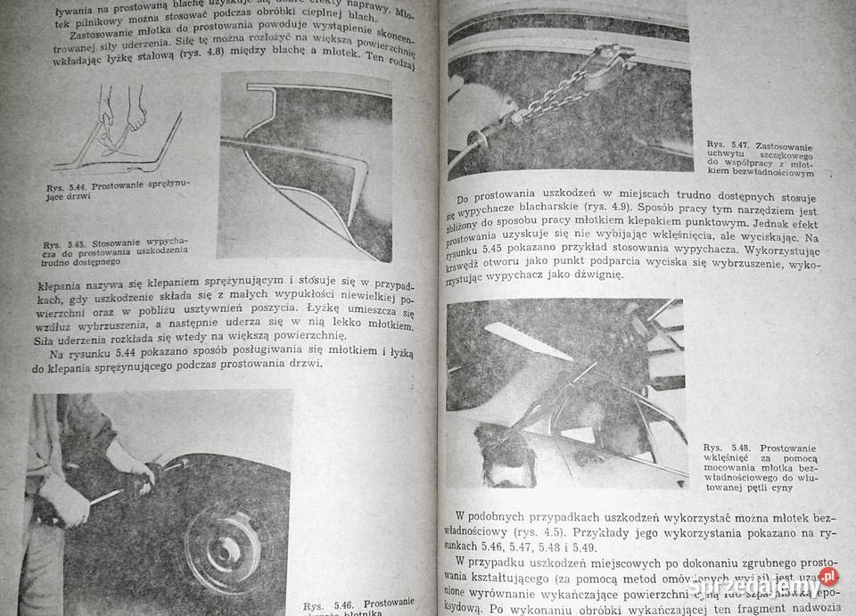 Nowe metody napraw nadwozi samochodów osobowych Chełm