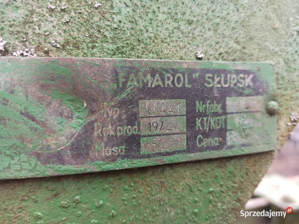 Talerzówka 2x9 Famarol Słupsk brona talerzowa