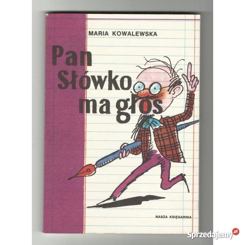 Pan Słówko Ma Głos Kowalewka Maria miękka Książki dla dzieci dolnośląskie Świdnica