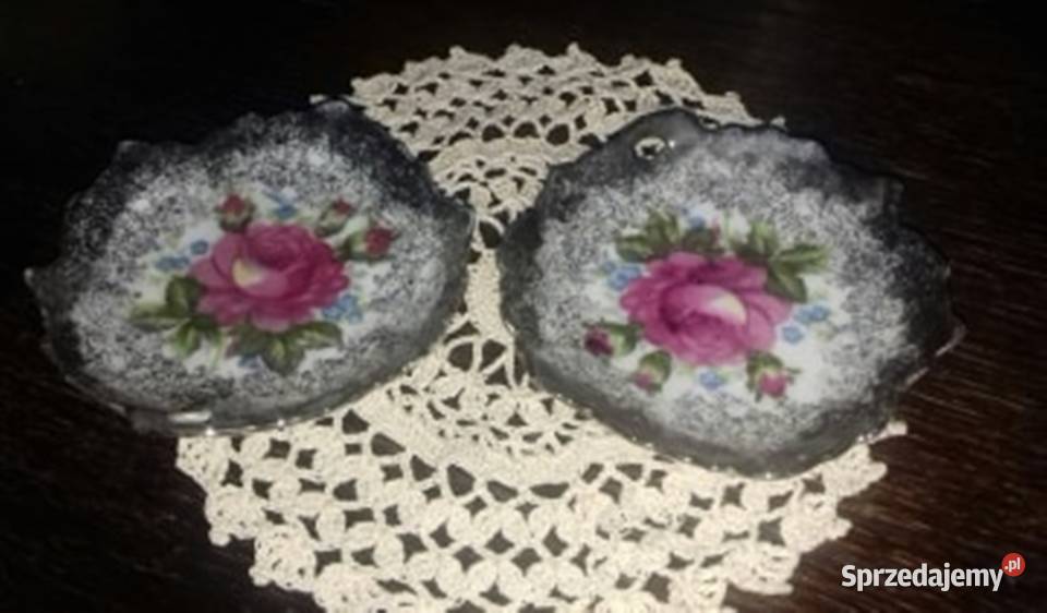 Śliczne porcelanowe podstawki na herbatę mazowieckie Warszawa