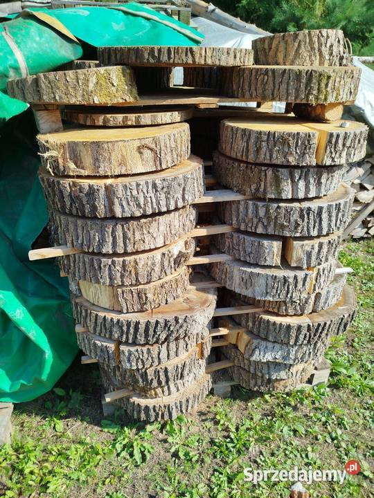 Sezamowe plastry dębu na stolik Wodziany