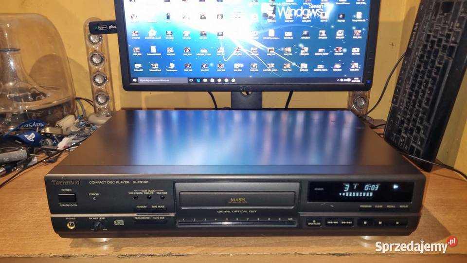 Odtwarzacz Technics SLPG590 MASH Optical Output Odtwarzacze CD i MD Warta sprzedam