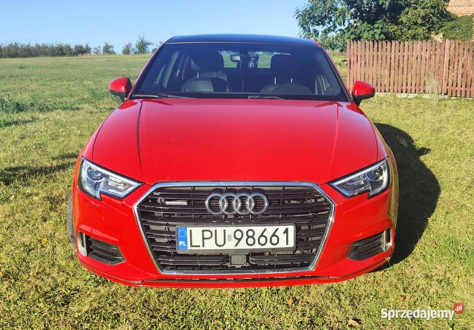 AUDI A3 quatro Rok produkcji 2018 Samochody osobowe Puławy