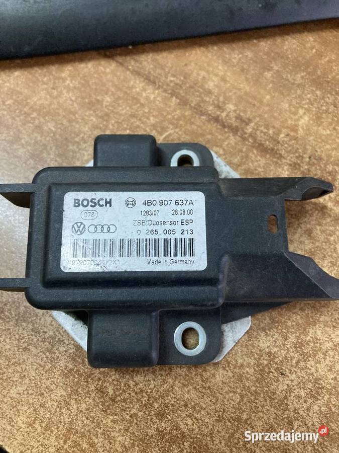 CZUJNIK PRZYSPIESZENIA ESP AUDI A4 S4 4B0907637A