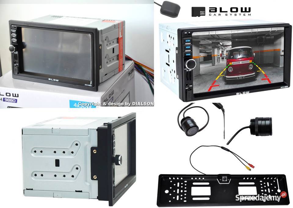 RADIO SAMOCHODOWE BLOW 2DIN NAWIGACJA MAPA Fabryczne Białystok sprzedam