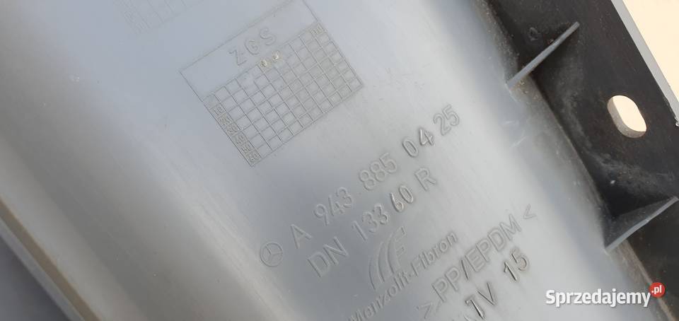 ACTROS MP2 SPOILER NAROŻNIK ZDERZAKA PRAWY lubuskie Bieleń