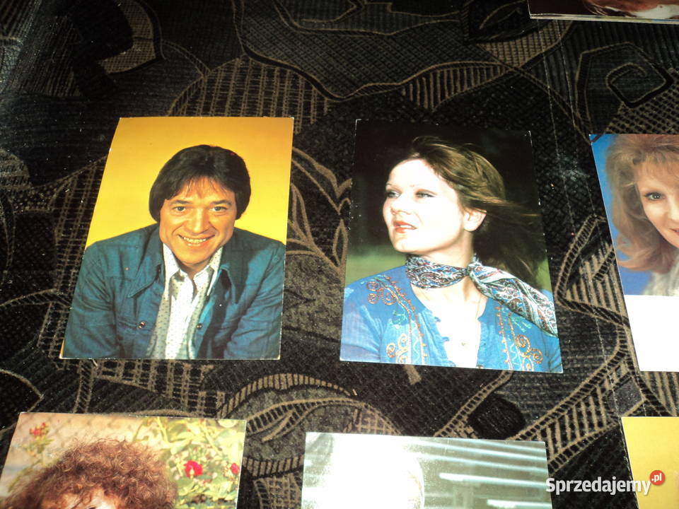 6 pocztówek widokówek celebrytów polskich 2 Nowy Sącz sprzedam