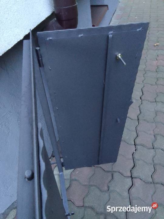 Drzwiczki do wędzarni i paleniska kolor grafit