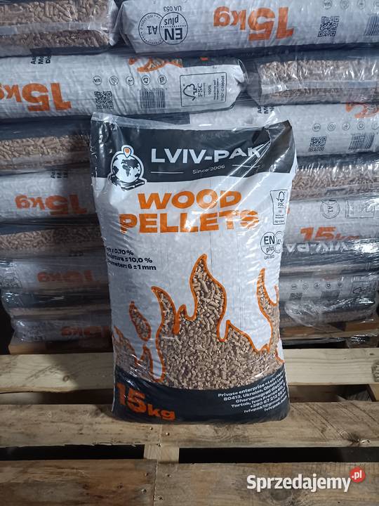 Pellet iglasty Lviv Pak certyfikat EN A1