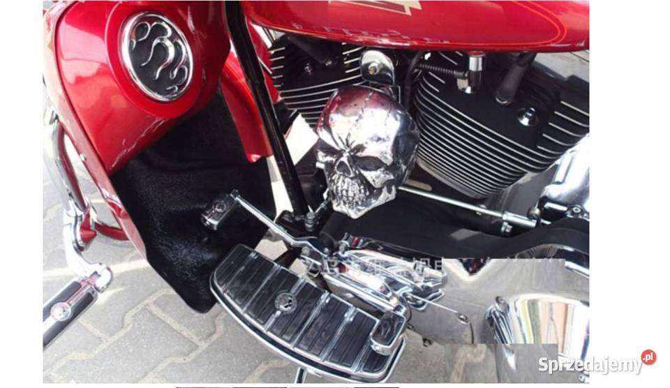 DUŻA CZASZKA DEKORACJA DO MOTOCYKLA TRIKE Elementy nadwozia