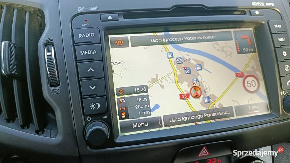 KiaSportage2013 centralny zamek Samochody osobowe Świecie