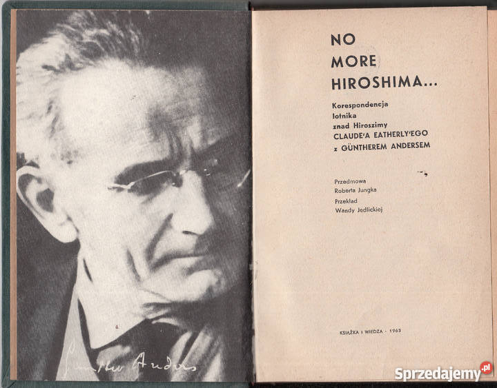 02477 NO MORE HIROSHIMA KORESPODENCJA LOTNIKA biografie, wspomnienia Czyrna