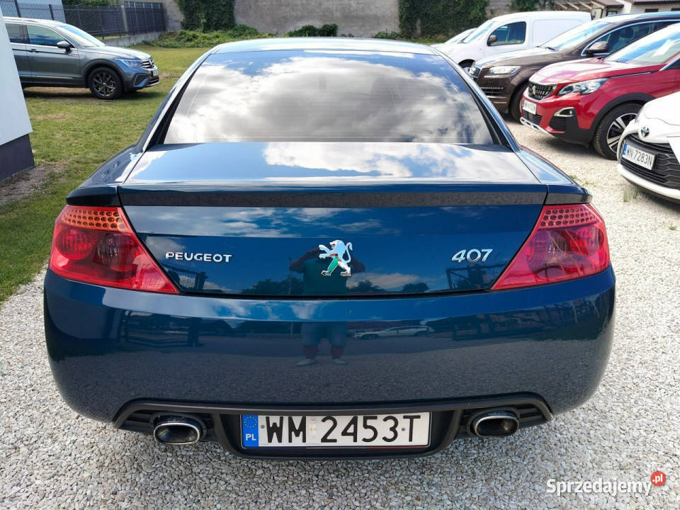 Peugeot 407 niebieski Mińsk Mazowiecki