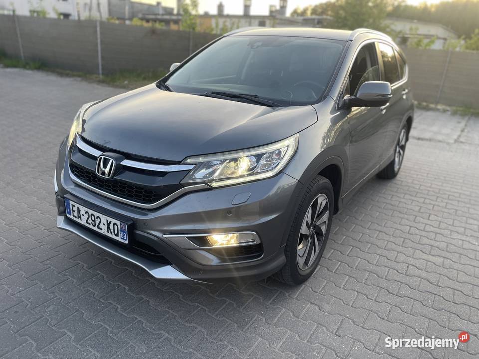 Honda CRV 16 diesel 2016 4x4 czarny CR-V Poznań