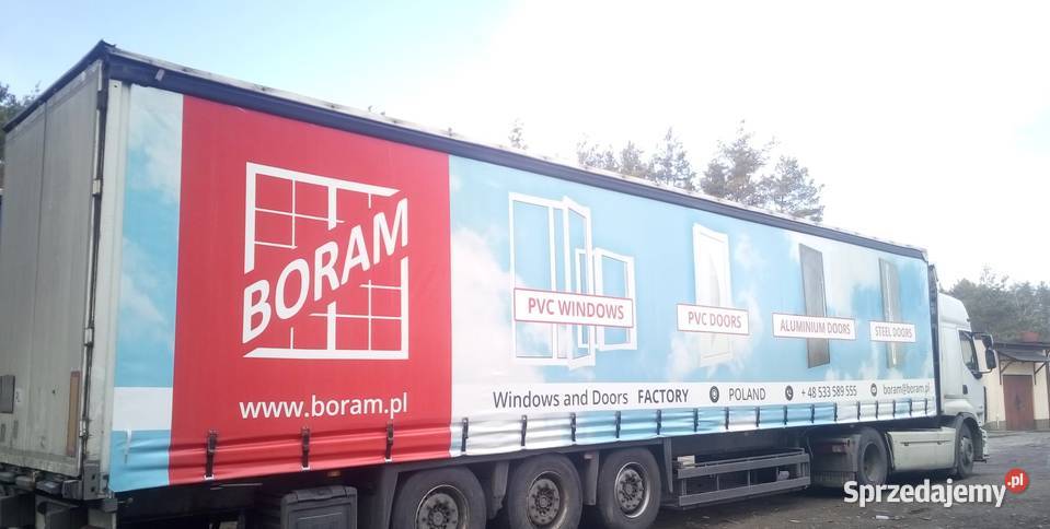 Plandeka plandeki na naczepy tirów na busy boki Sieniawa
