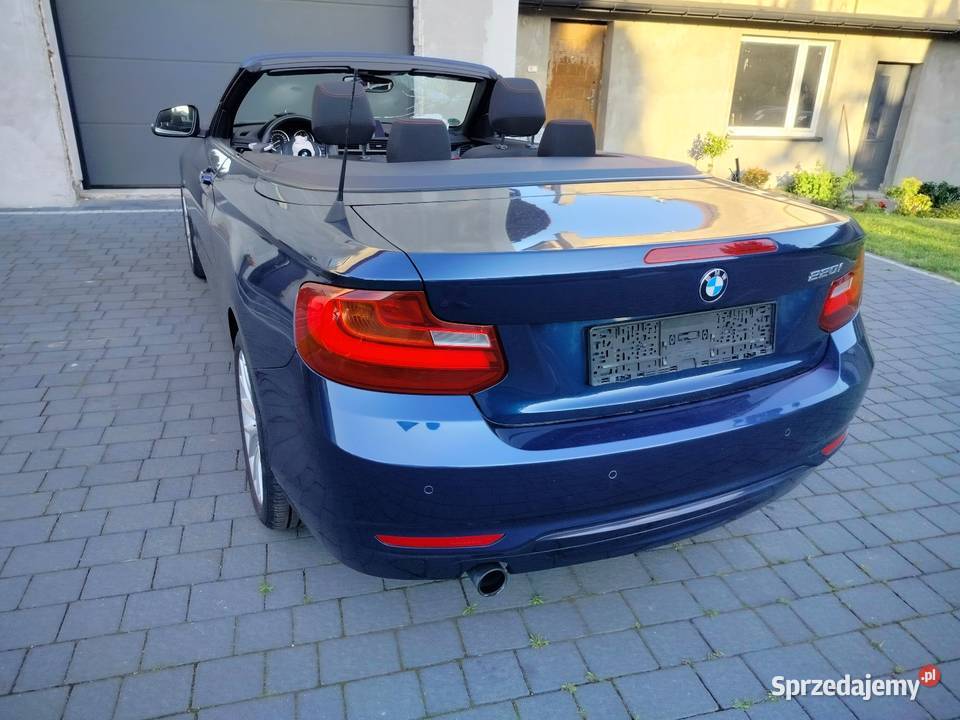 BMW 220i cabrio 16r Benzyna 20 biturbo klima 102000km Seria 2 Radomsko