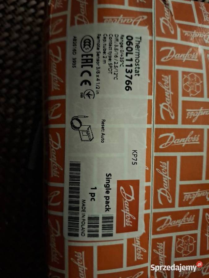 Danfoss termostat KP75 mazowieckie Kajetany