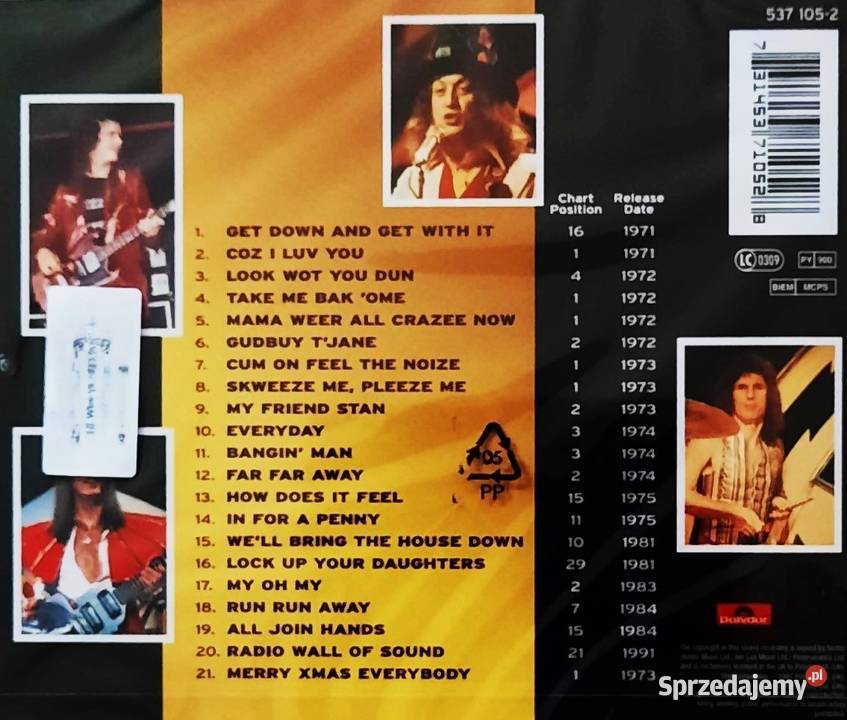 Super Album CD Kultowej Zespołu SLADE Największe rock