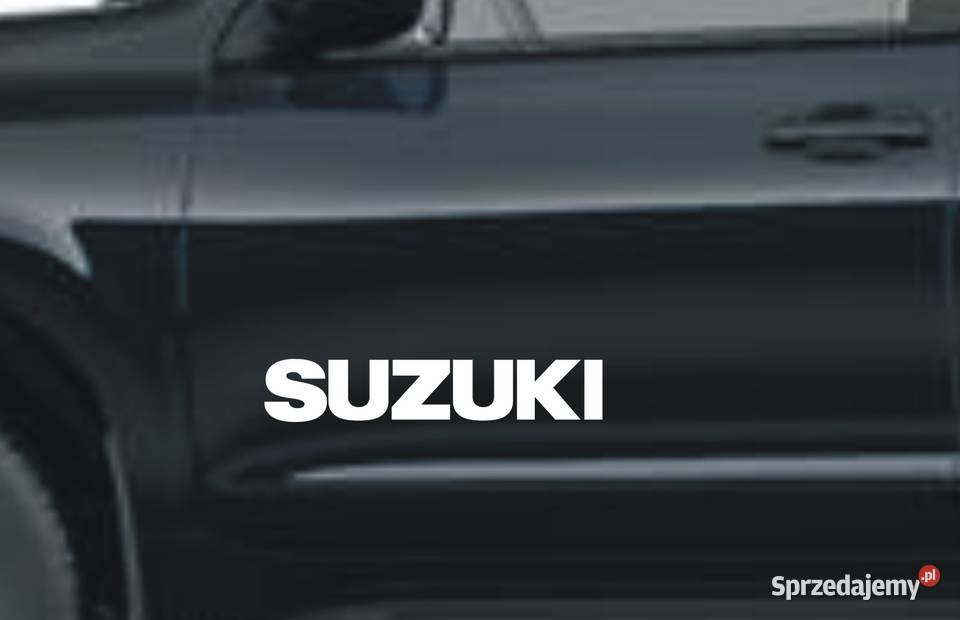 2 naklejki SUZUKI 30x5 do wybory kolory