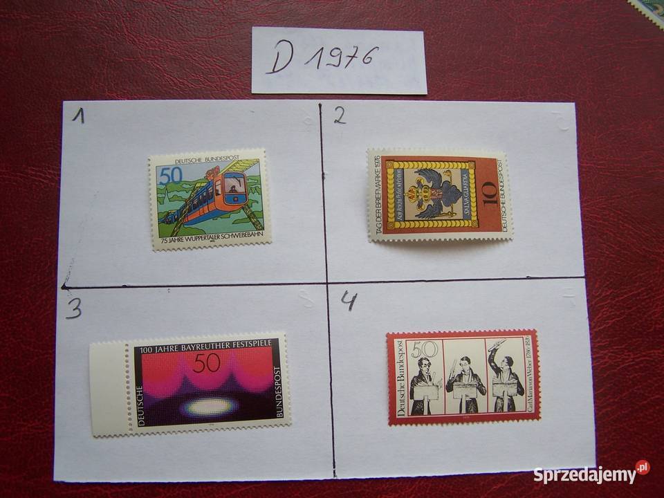 Niemcy 1976 MNH Znaczki z roczników WYBIERAJ Tychy