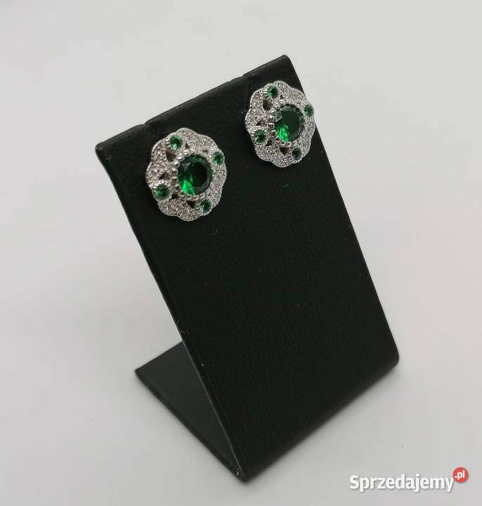 Nowe srebrne kolczyki próby 925 281g Kolczyki