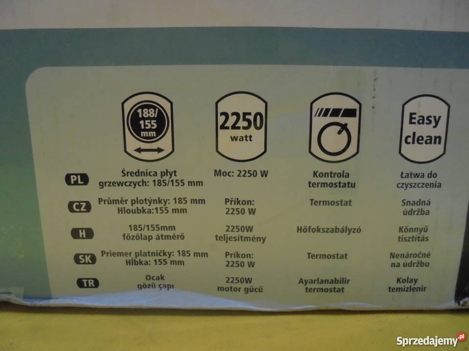 Kuchenka Dwupłytowa Elektryczna